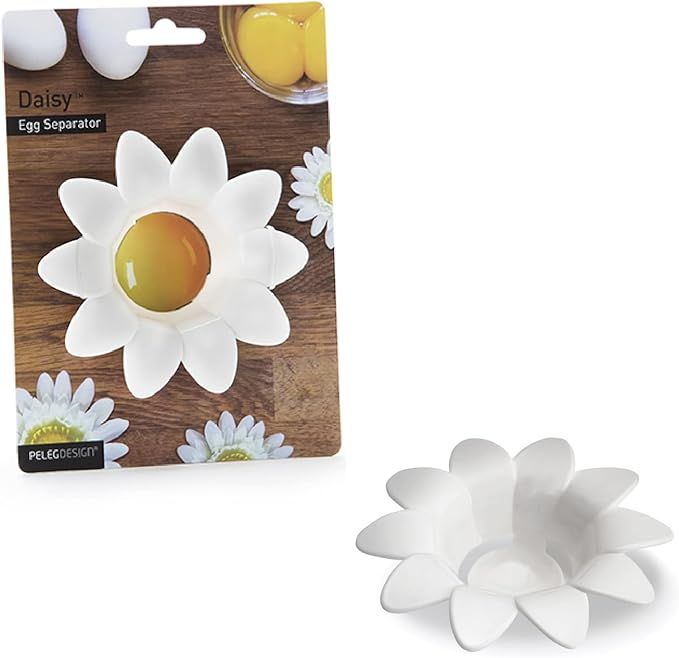 Peleg Design Daisy Plastic Egg Separator, Egg White Yolk Divider Kitchen Gadgets Baking Tools Egg... | Amazon (US)