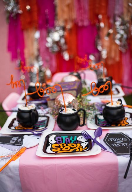 Hocus Pocus Halloween Party supplies and Halloween decorations to piece together the cutest spooky celebration! #halloweenparty Make this occasion over the top with cauldrons, spellbooks, yummy treats and balloons everywhere! 

#LTKSeasonal #LTKparties #LTKHalloween