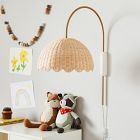 Rattan Bubble Sconce (13") | West Elm (US)