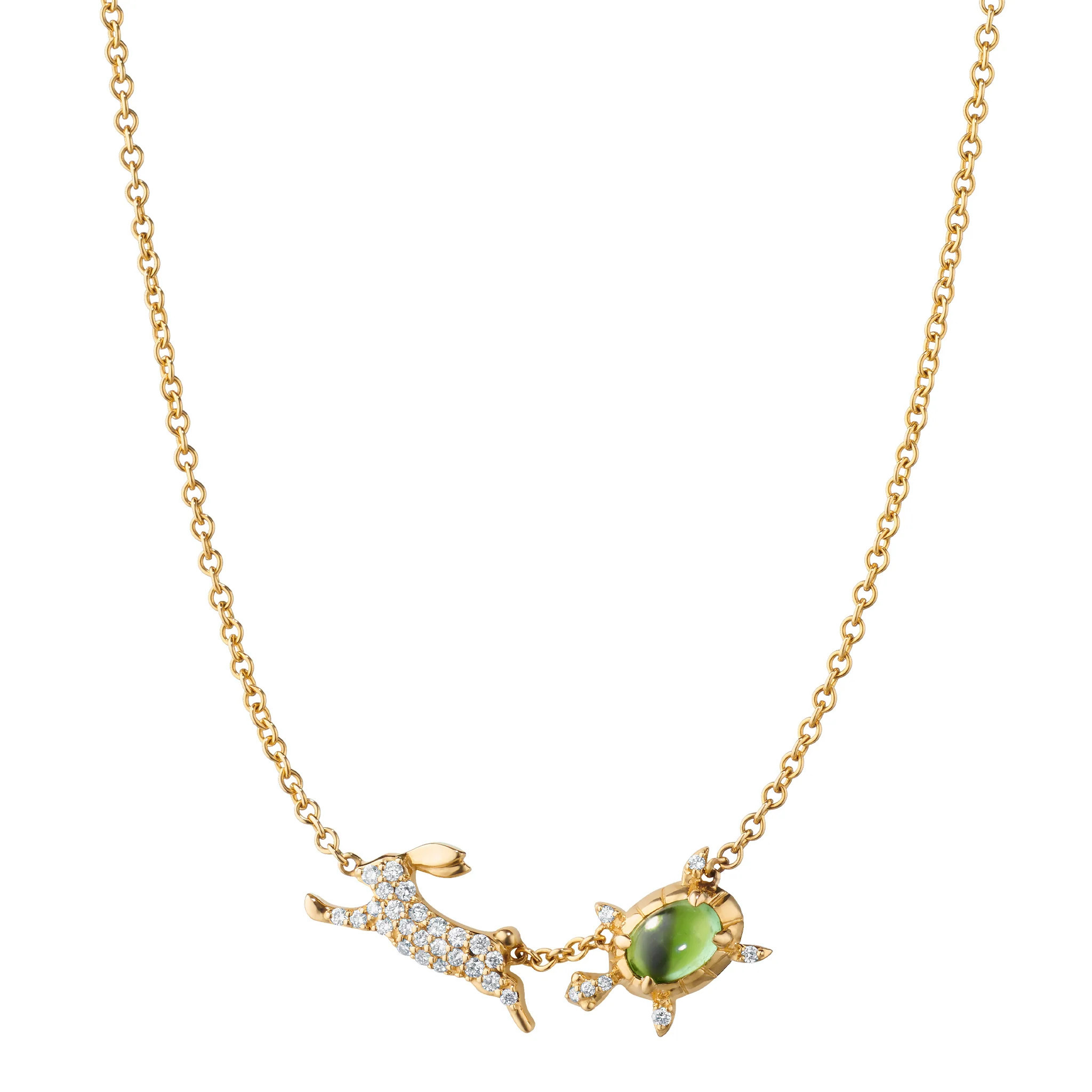 The Tortoise and the Hare Necklace | Monica Rich Kosann