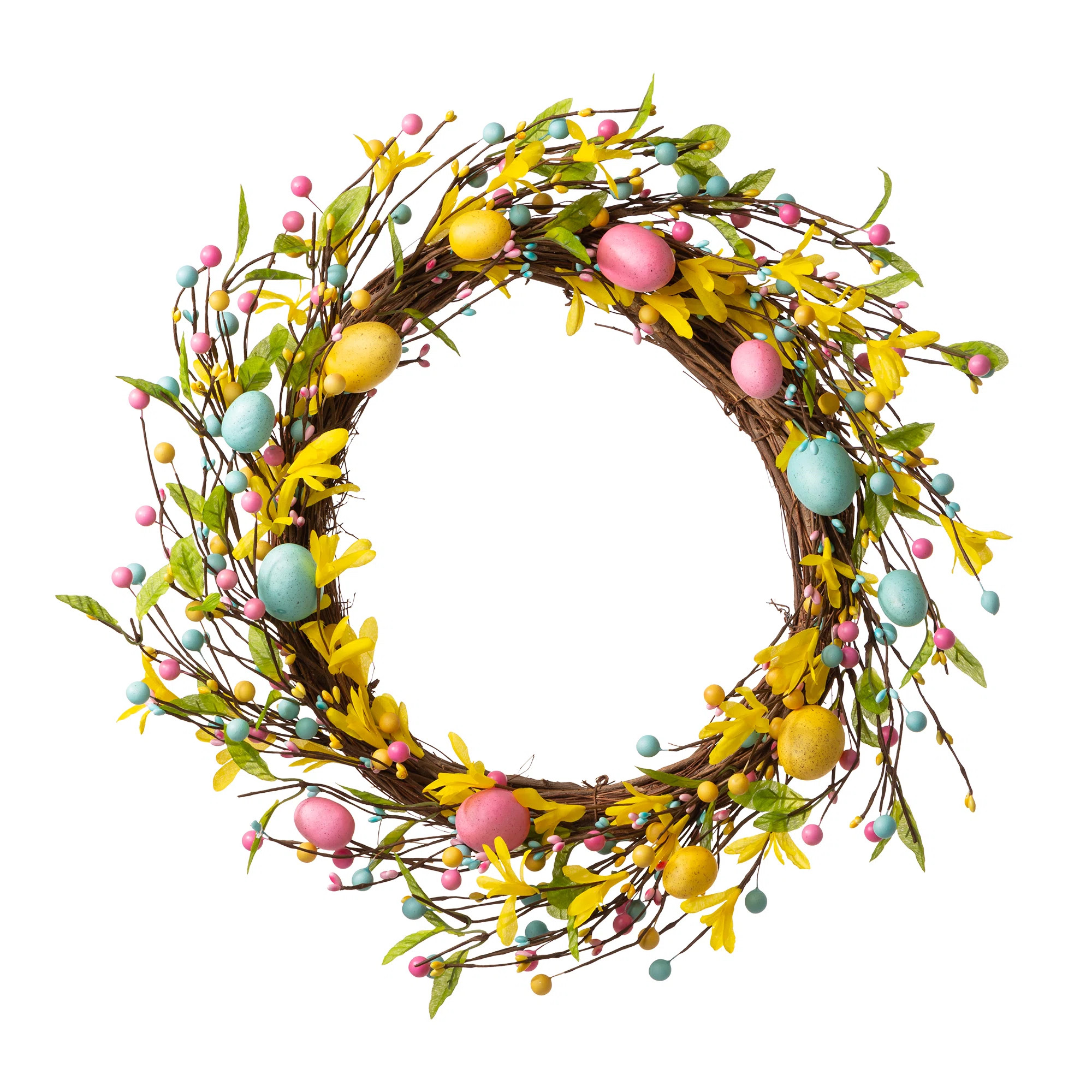 22" W Easter Egg Wreath | Wayfair North America