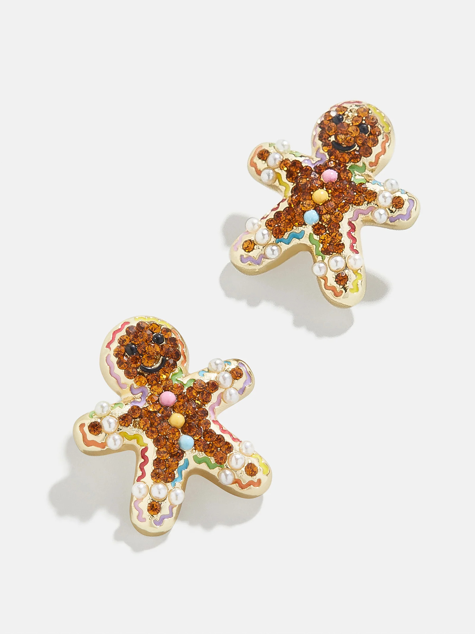 I'm The Gingerbread Man Earrings - Gingerbread Man Delicate Stud Earrings | BaubleBar (US)