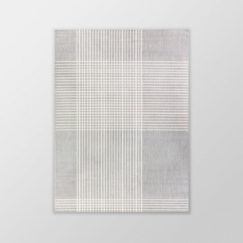 Plaid Outdoor Rug Gray - Project 62™ | Target