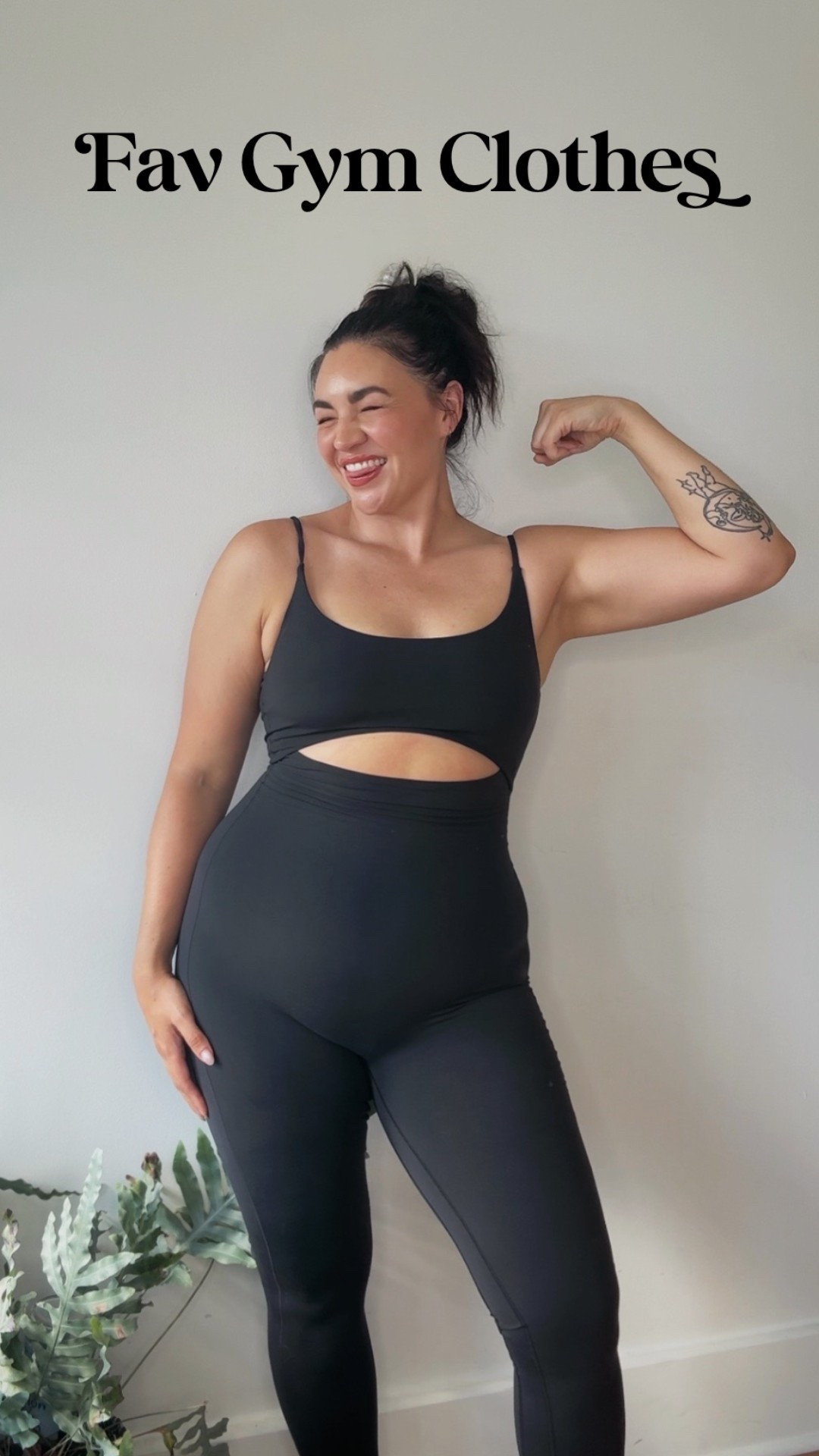 These are all the pieces I have on rotation at the gym. It’s a small but mighty wardrobe and really everything I want and need for a week of workouts!

I wear a size XL in the leggings
A size XL in the LOF tops
A size XL on the playsuit
A size XL in the tee

#LTKMidsize #LTKActive #LTKStyleTip