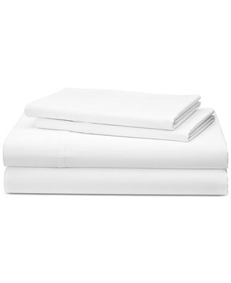 Spencer 475 Thread Count Cotton Sateen 4-Pc. Sheet Set, Queen | Macy's