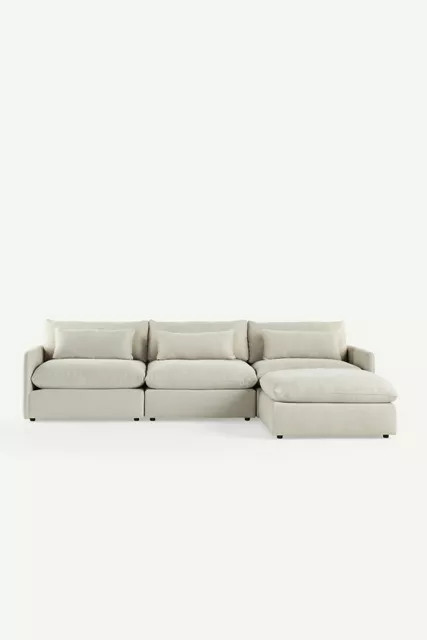 James 3-Piece Ottoman Sectional | Anthropologie (US)