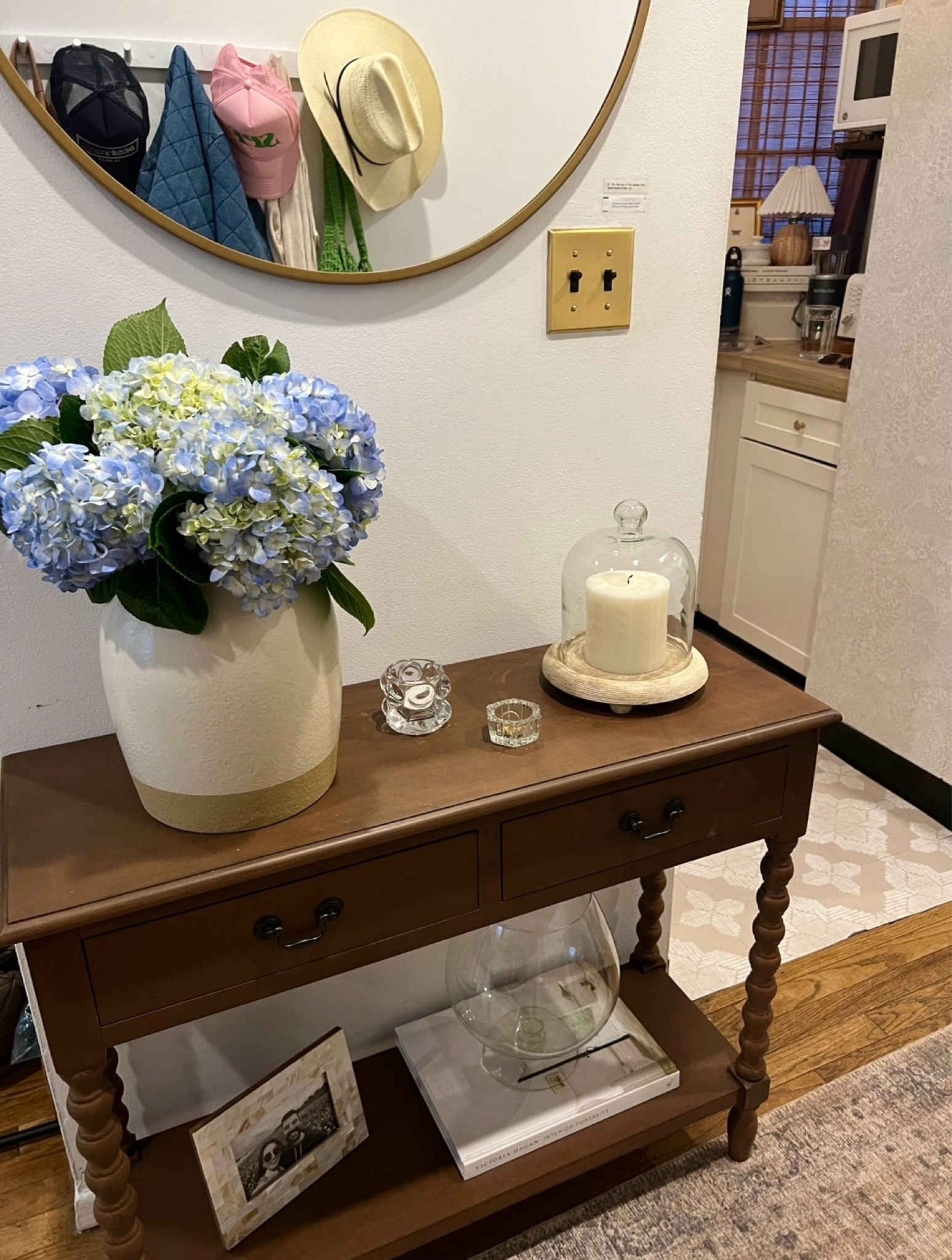 our cozy new entryway 🤎 #entryway #table #interior #homedecor #aesthetic #coastalgrandmother 

#LTKFindsUnder50 #LTKHome #LTKFindsUnder100