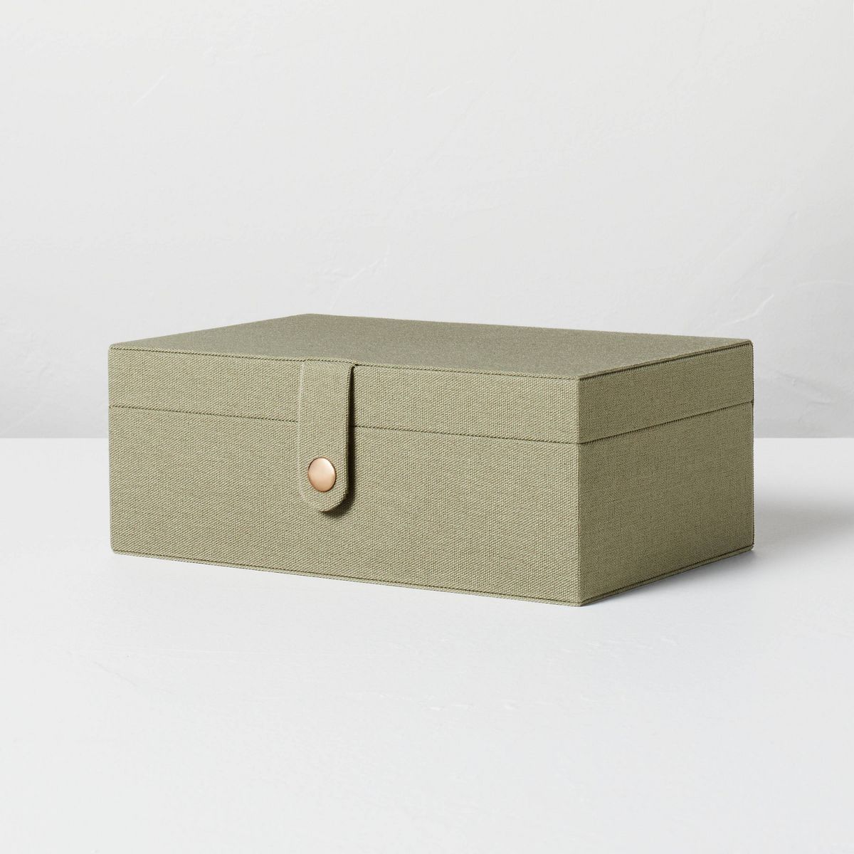 Small Fabric Storage Box Light Green - Hearth & Hand™ with Magnolia | Target
