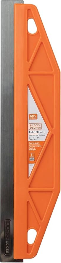 Black+Decker 12-Inch Paint Shield, Trim Guide for Painting Straight Lines | Amazon (US)