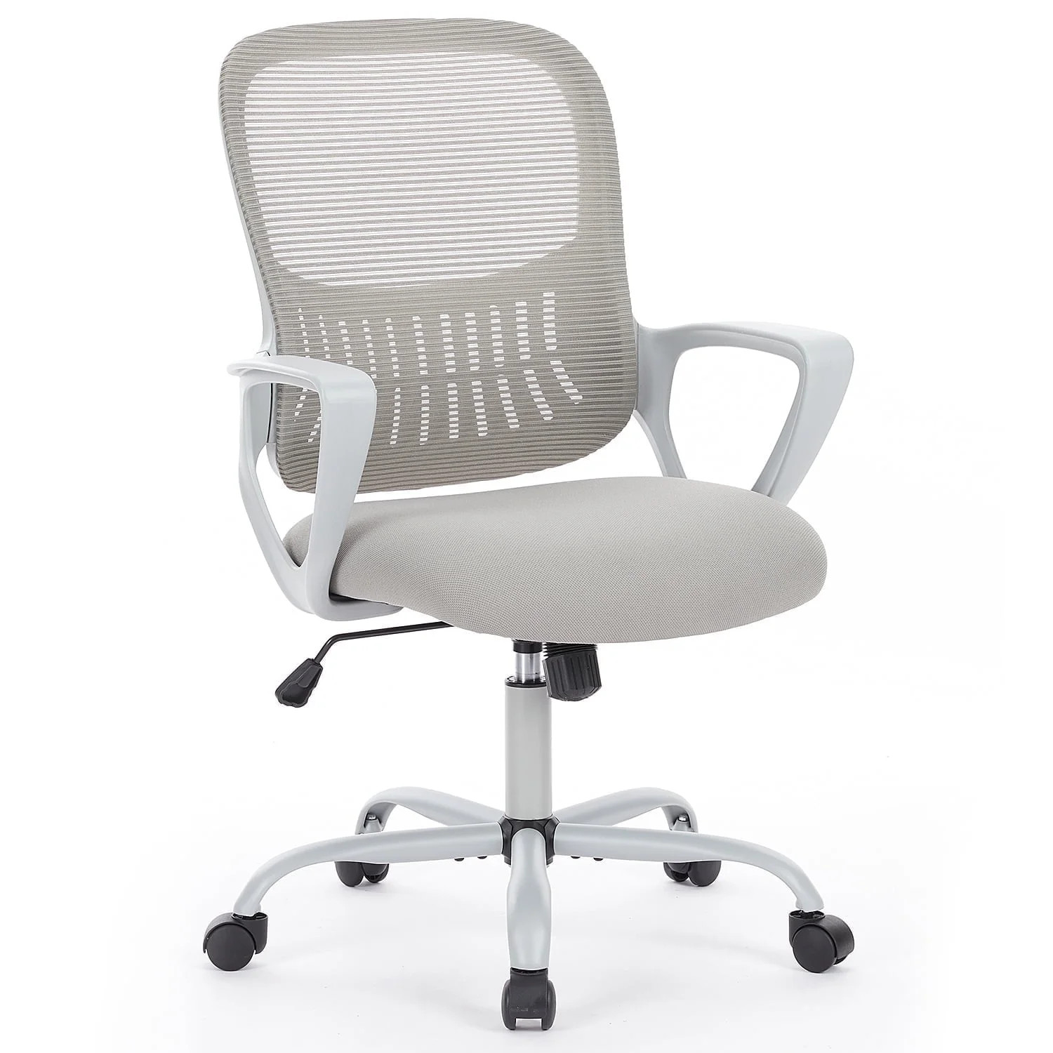 edx Desk Chair with Ergonomic Lumbar Support for Home, Office, Bedroom, 250lbs, Grey | Walmart (US)