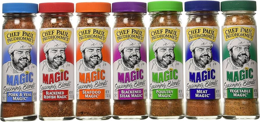 Chef Paul Prudhomme's Magic Seasoning Blends ~ Magic 7-Pack, Qty. 7 2-Ounce Bottles | Amazon (US)