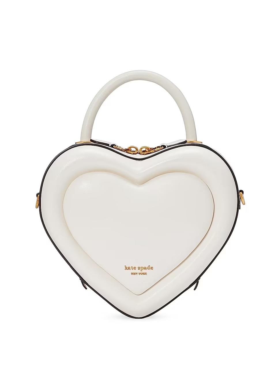Pitter Patter Mini Leather Heart Top Handle Bag | Saks Fifth Avenue