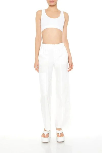 Mid-Rise Straight-Leg Cargo Pants | Forever 21