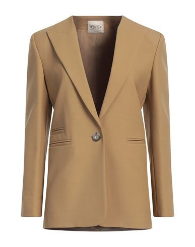 Tod's Woman Blazer Camel Size 2 Acetate, Viscose, Wool | YOOX (US)