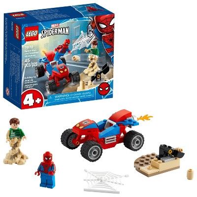 LEGO Marvel Spider-Man: Spider-Man and Sandman Showdown Collectible Construction Toy 76172 | Target