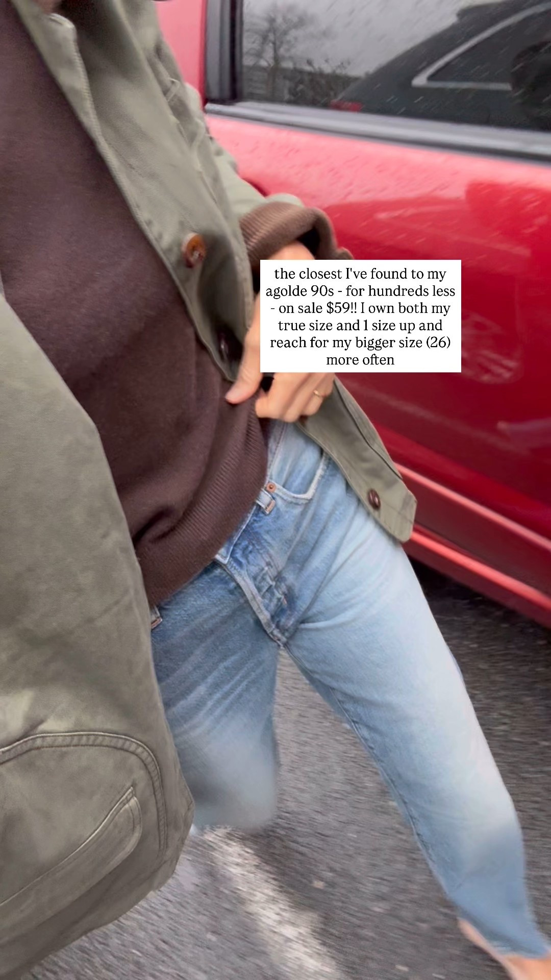 Wearing 1 size up - 26 