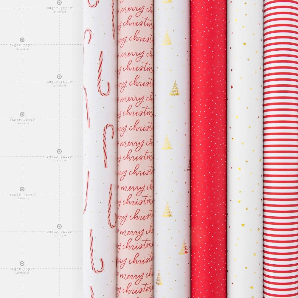 6ct 30 sq ft Gift Wrap - Sugar Paper + Target | Target