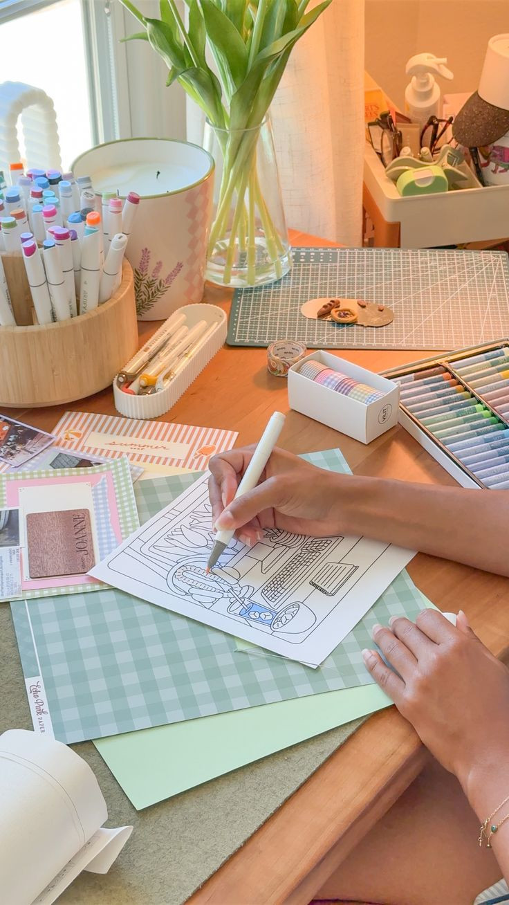 coloring & relaxing go together so well 🕯️🤎 

 #LTKselfcare #LTKHome #LTKKids