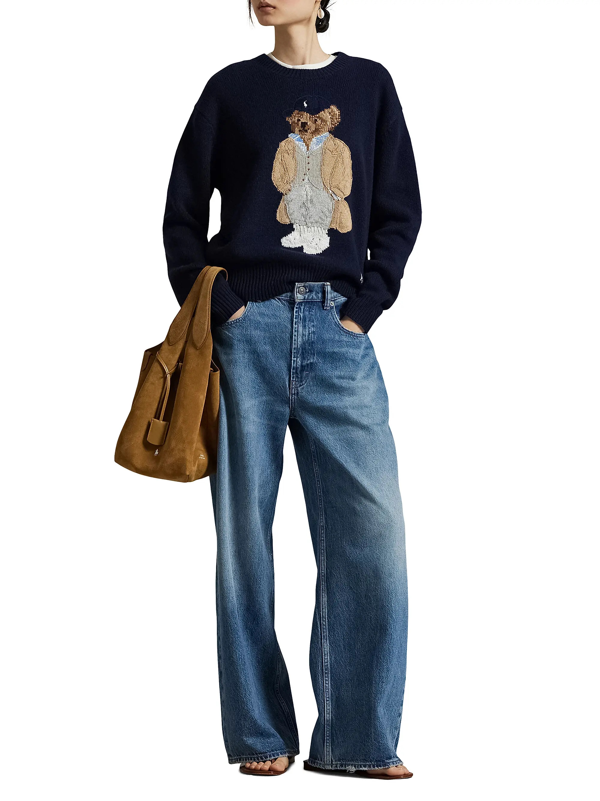 Polo Bear Crewneck Sweater | Saks Fifth Avenue