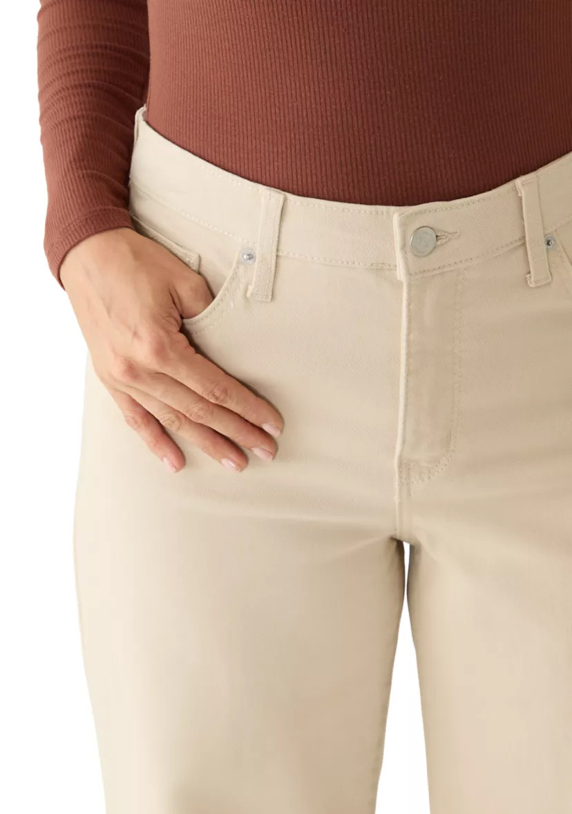 Women's Mid-Rise Palazzo Denim Pants | Belk