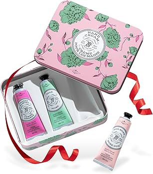 La Chatelaine Rose Hand Cream Trio Tin Gift Set, Ready-To-Gift Tin, Nautral, Made in France with ... | Amazon (US)