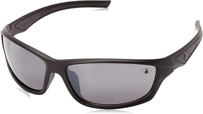Ironman Men's Relentless Wrap Sunglasses, Matte Black, 63 mm | Amazon (US)