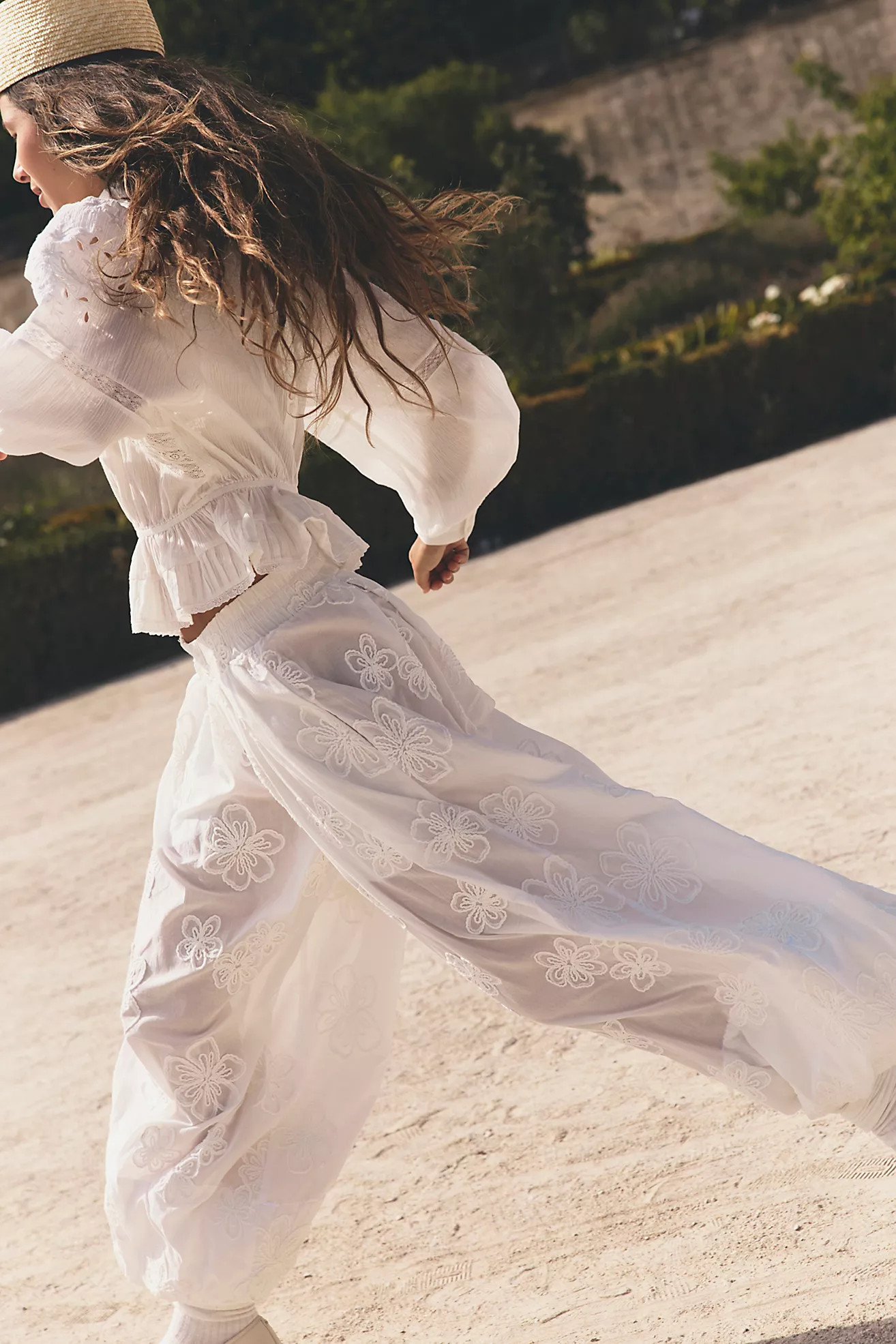 Moonflower Textured Pull-On Balloon Pants | Free People (Global - UK&FR Excluded)
