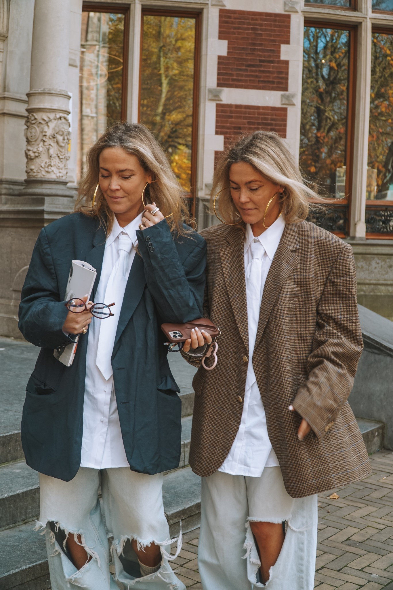 Men’s tie shirts 👔👔 the trend of the season!! our shirt is from ZARA shopcode 8876/002/250 but when she is sold out we got you!! And found some cute oversized blazers like ours enjoy shopping and wearing💕 with love M&E   

#LTKFindsUnder100 #LTKU #LTKStyleTip