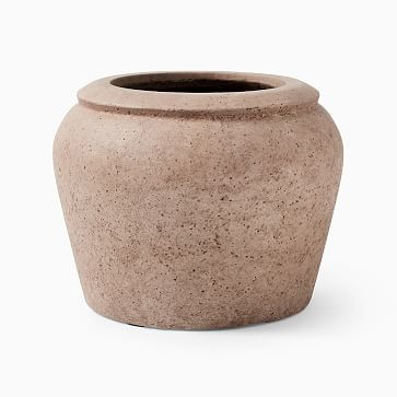 Colin King Washed Ficonstone Planters | West Elm (US)