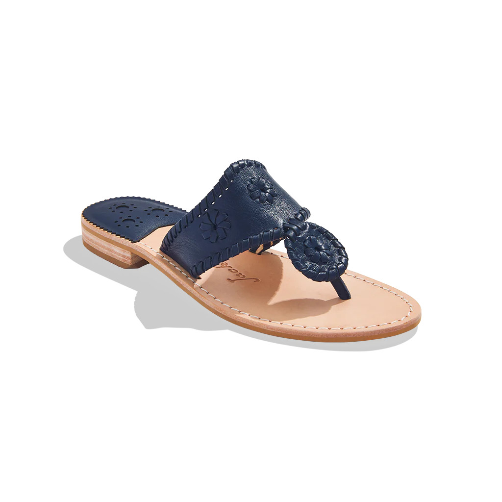 Jacks Flat Sandal - Midnight Navy | Jack Rogers