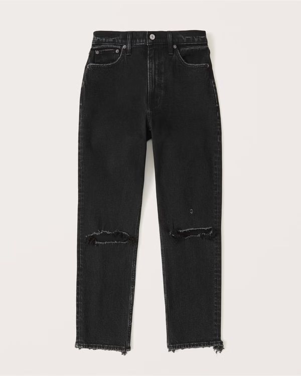 High Rise Mom Jeans | Abercrombie & Fitch (US)