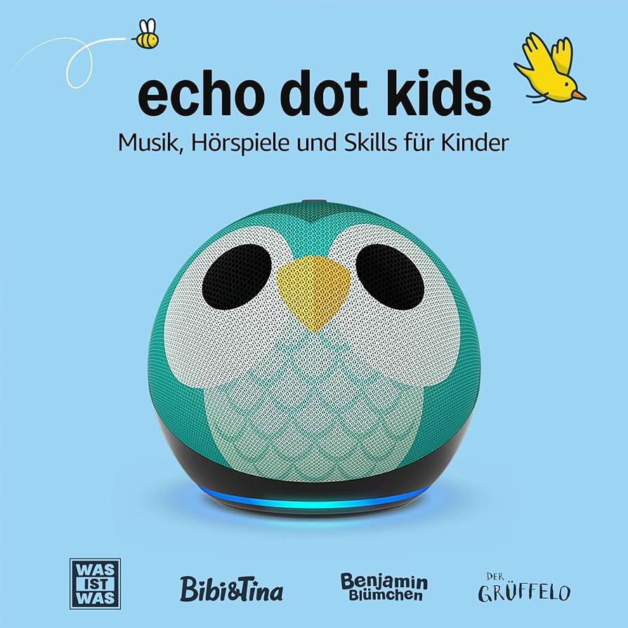 Echo Dot Kids (Neueste Generation) | Smarter WLAN- und Bluetooth-Lautsprecher mit Alexa | 1 Jahr ... | Amazon (DE)