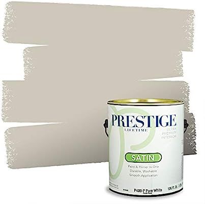 Prestige Paints Interior Paint and Primer In One, 1-Gallon, Satin, Comparable Match of Benjamin M... | Amazon (US)