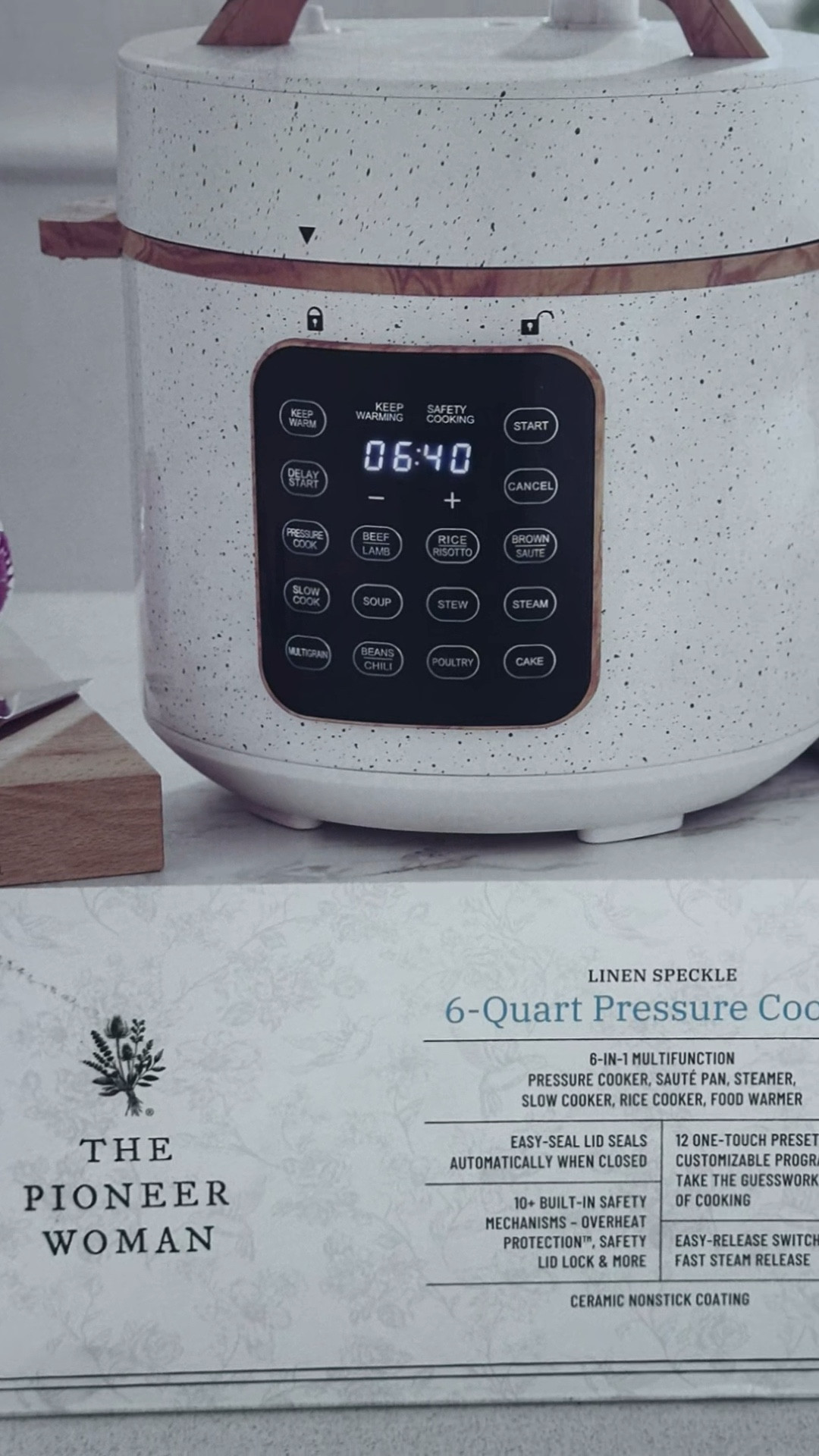 New kitchen add-in ✨
Just picked up this Pioneer Woman 6-in-1 pressure cooker and I’m excited to start using it. Loving the design already. I’ve linked the exact one here for easy shopping.

#LTKHome
#LTKKitchen
#LTKFinds
#KitchenAppliances
#HomeEssentials