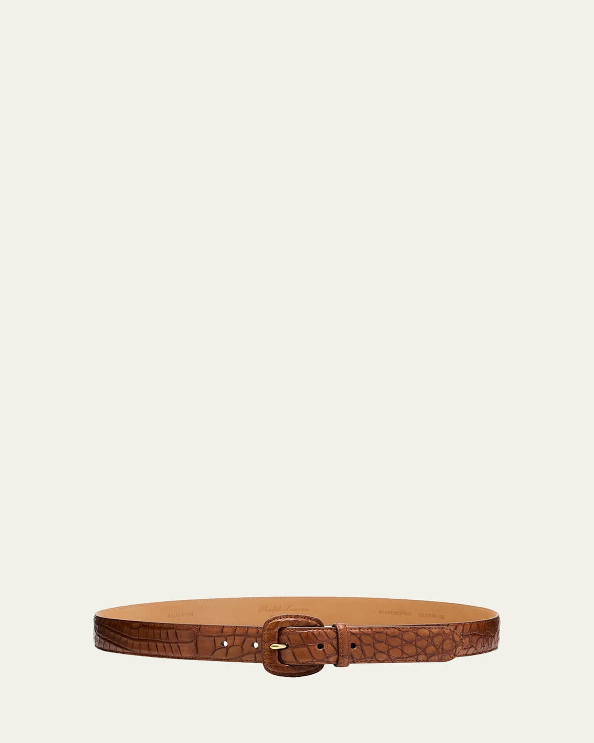 Men's Alligator Leather-Buckle Belt | Bergdorf Goodman