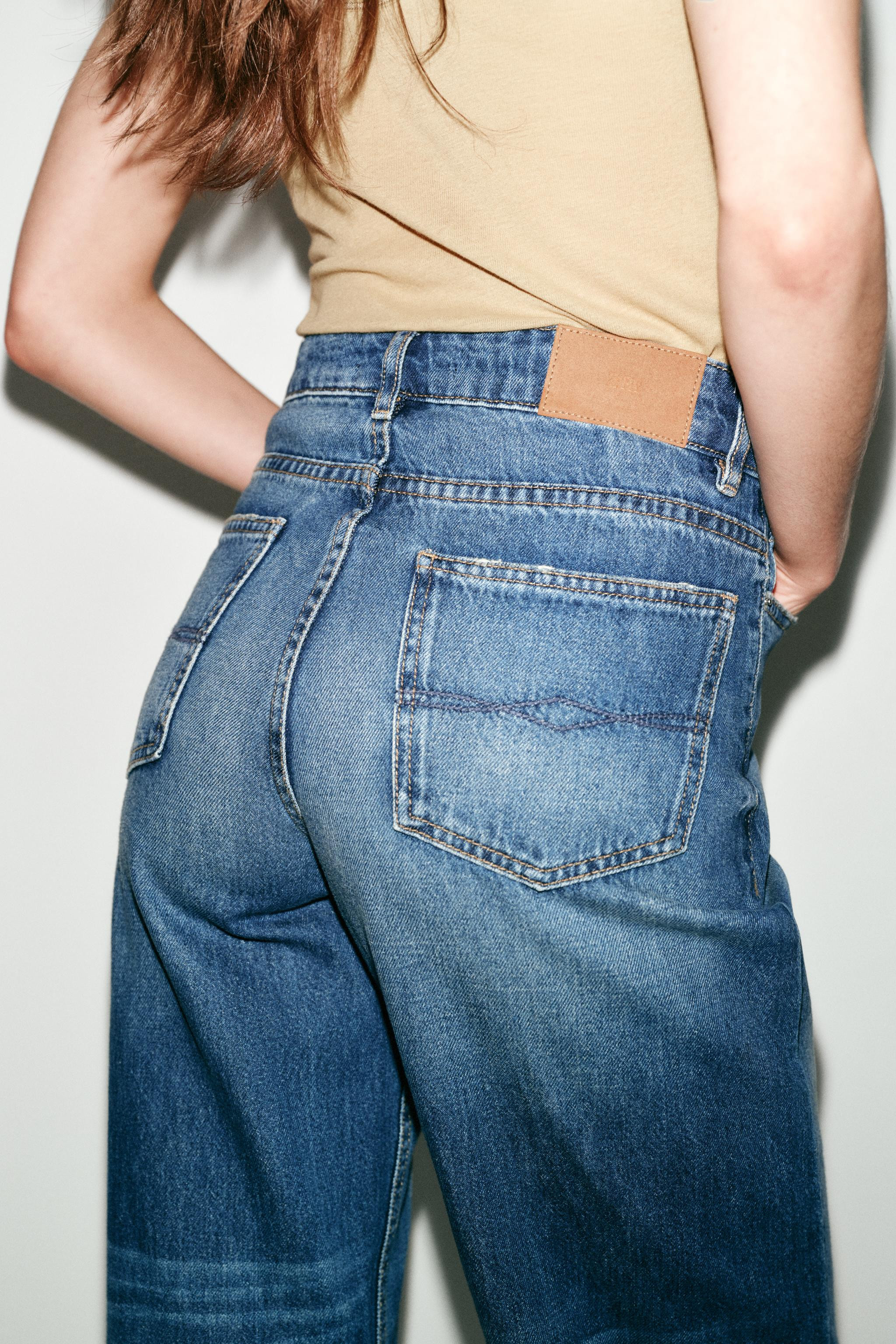 Z1975 HI-RISE STRAIGHT FIT JEANS | Zara US