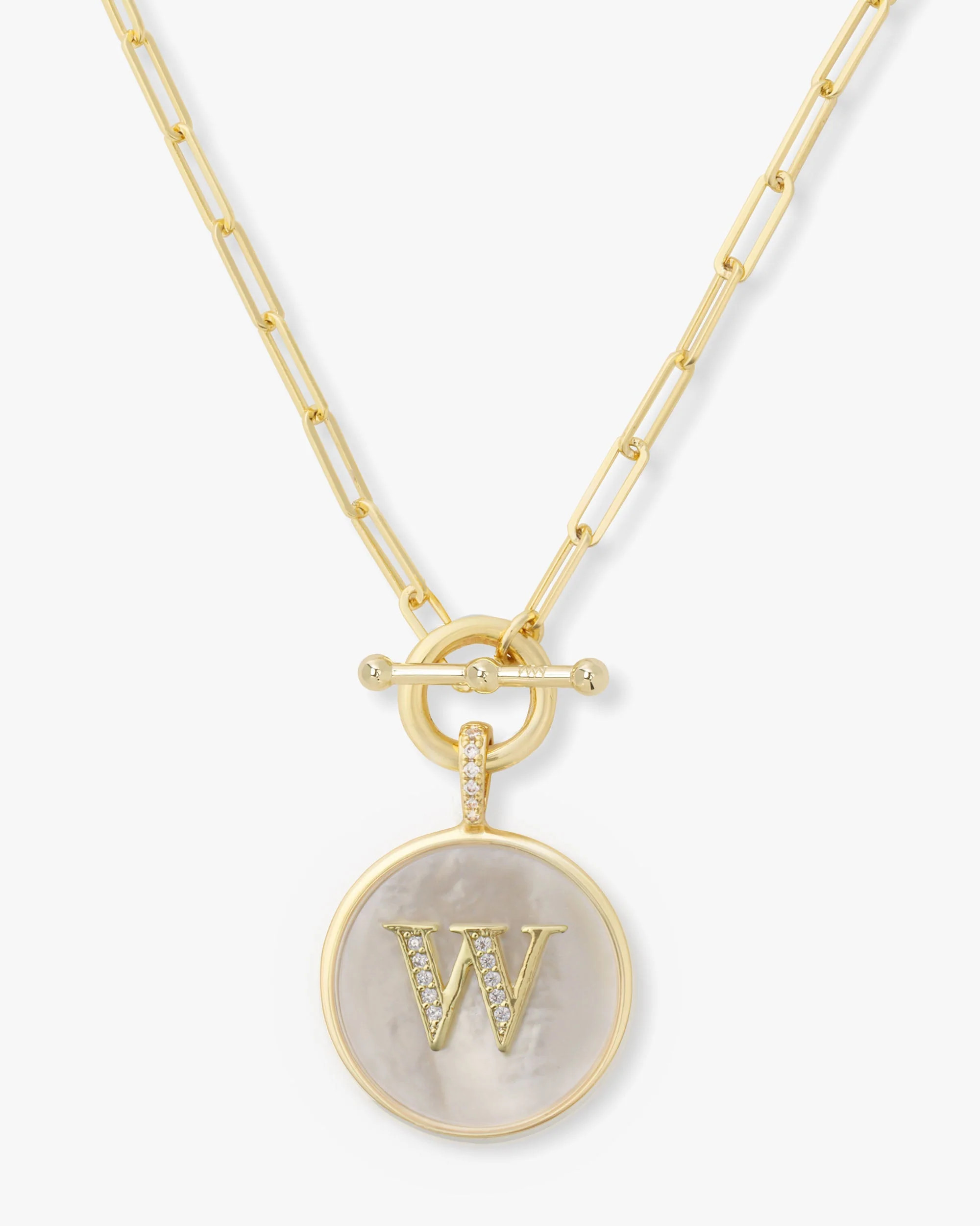 Love Letters Medallion Necklace - Gold | Melinda Maria Jewelry