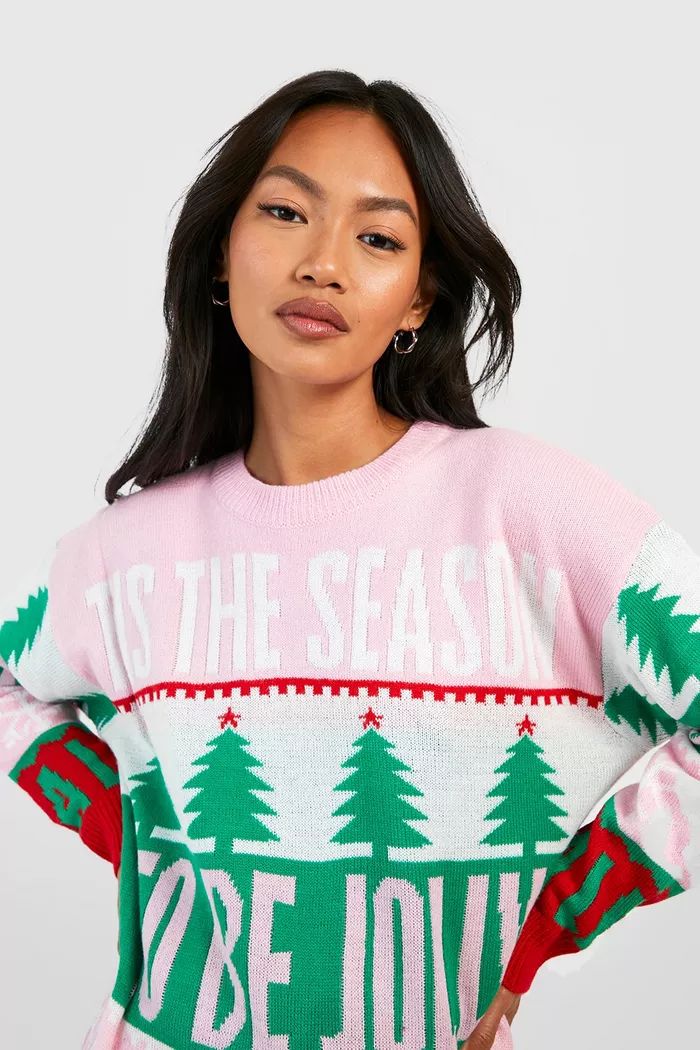 Tis The Season Christmas Sweater | boohoo (US & Canada)