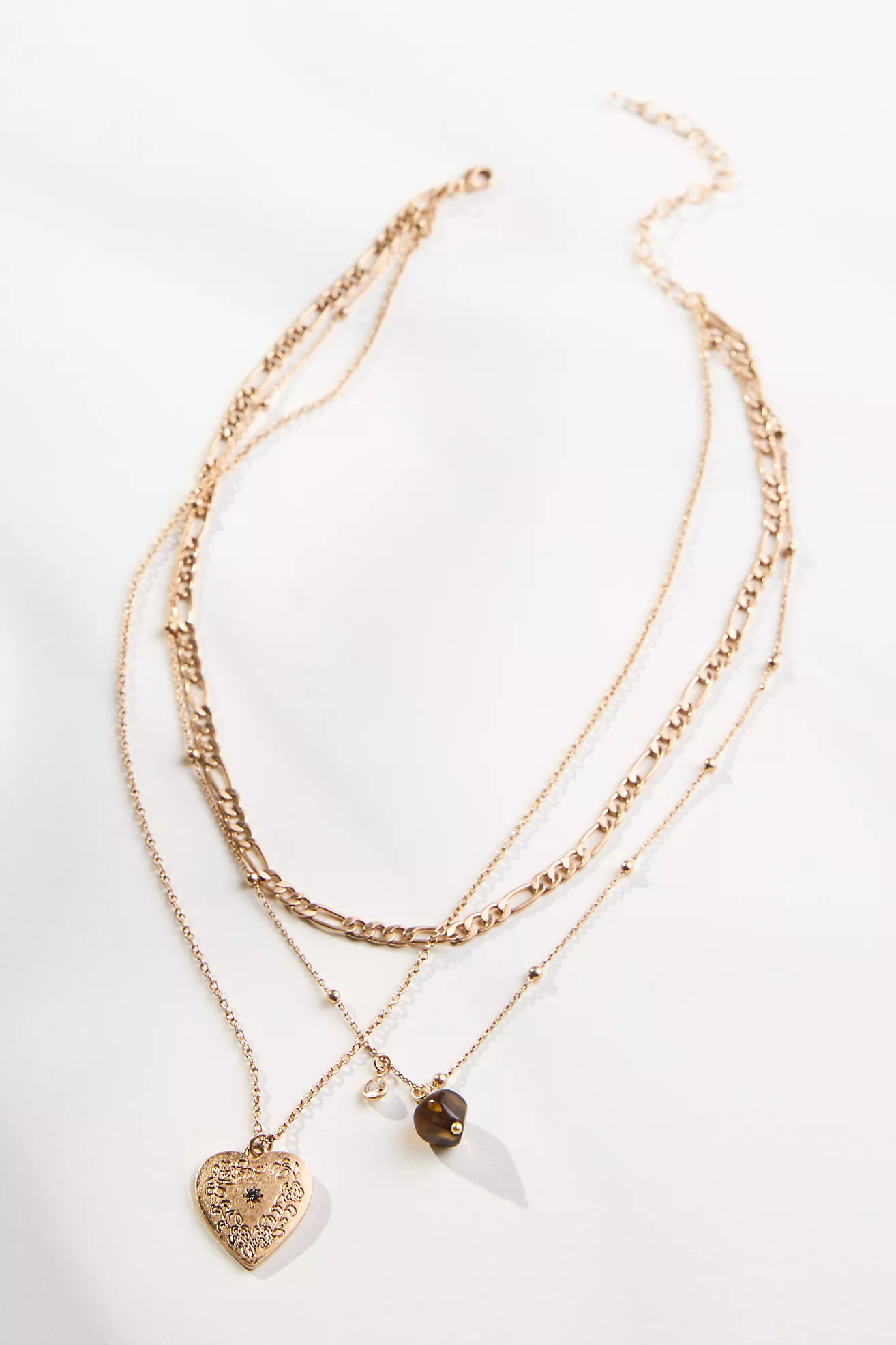 Heart Charm Layered Necklace | Anthropologie (US)