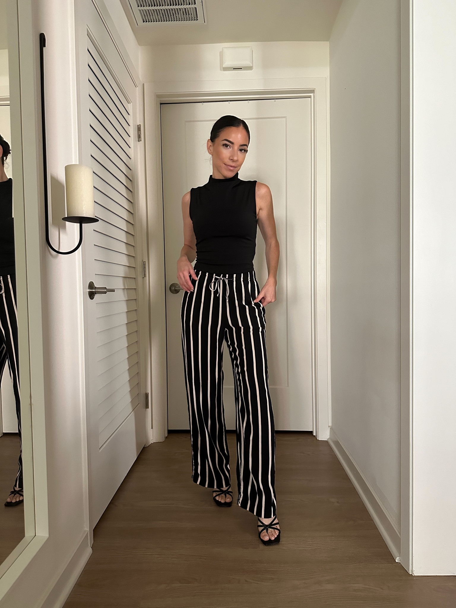 Spring outfit / stripes 
Express 