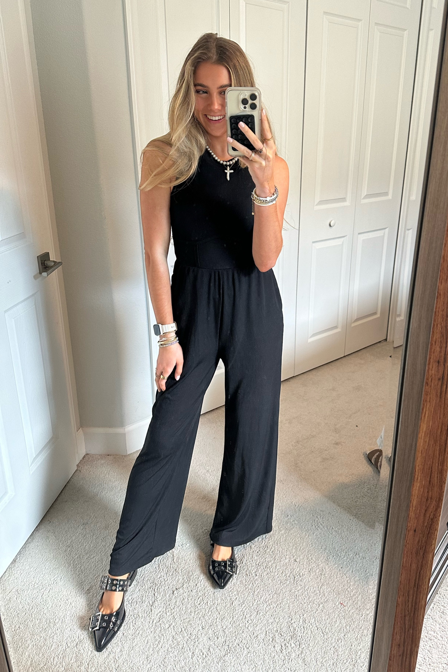Solid Crew Neck Jumpsuit, Sleeveless Tank Jumpsuit For Spring & Summer, Women's clothing. Wide Welt Buckle Ballet Flats for Women Slingback Flats Casual Ballerina Shoes Flat Squared Block Heel Pumps. Wide Welt Buckle Ballet Flats for Women Slingback Flats Casual Ballerina Shoes Flat Squared Block Heel Pumps. Jewelry tour. Jewelry. Necklace  

#LTKshoecrush #LTKstyletip #LTKsalealert