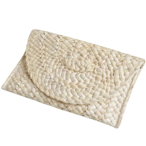 Fozehlad Straw Clutch Purse for Women, Woven Beach Straw Bags for Summer,Raffia Clutch For Girl V... | Amazon (US)
