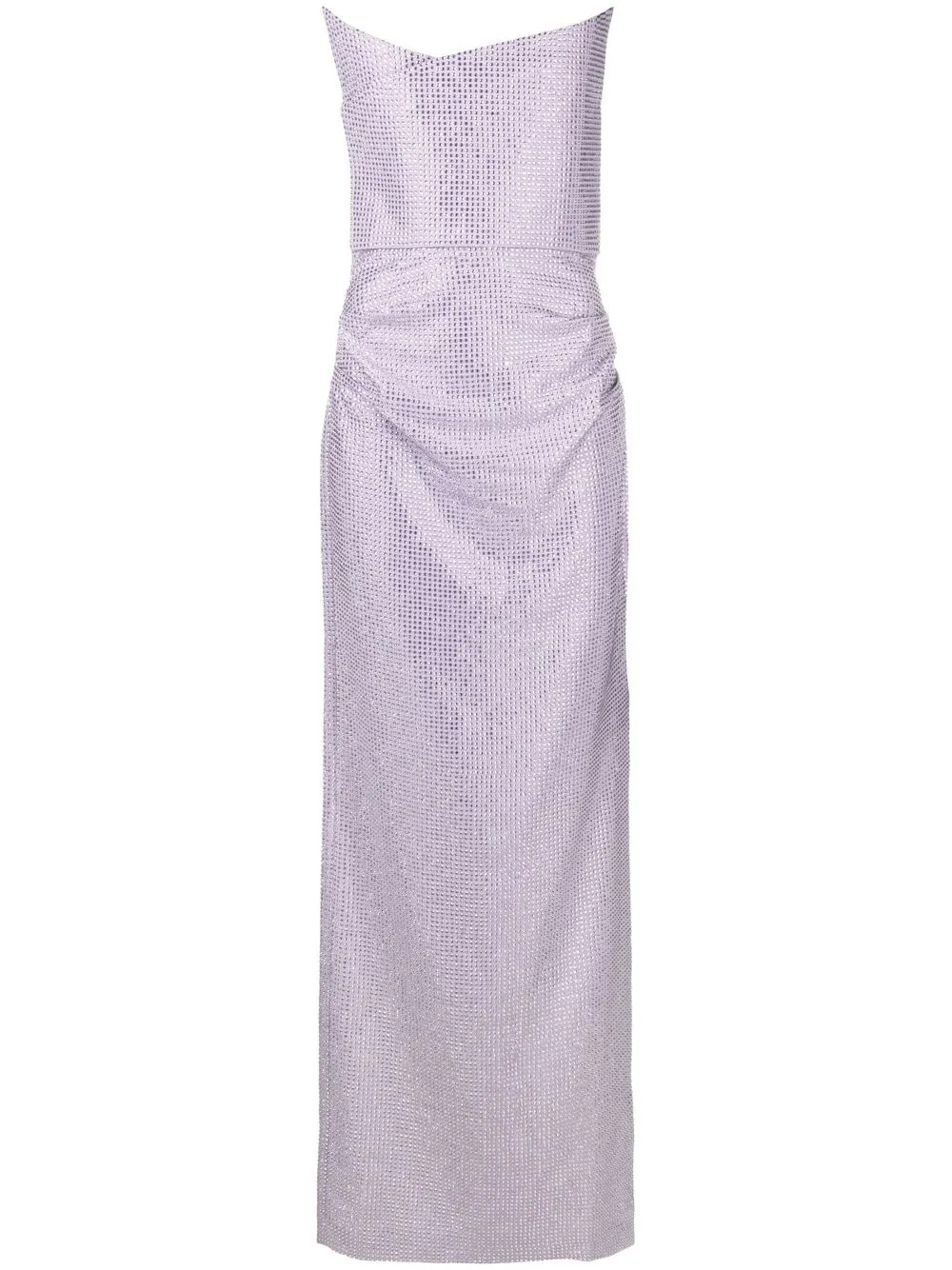 crystal-embellished strapless gown | Farfetch Global