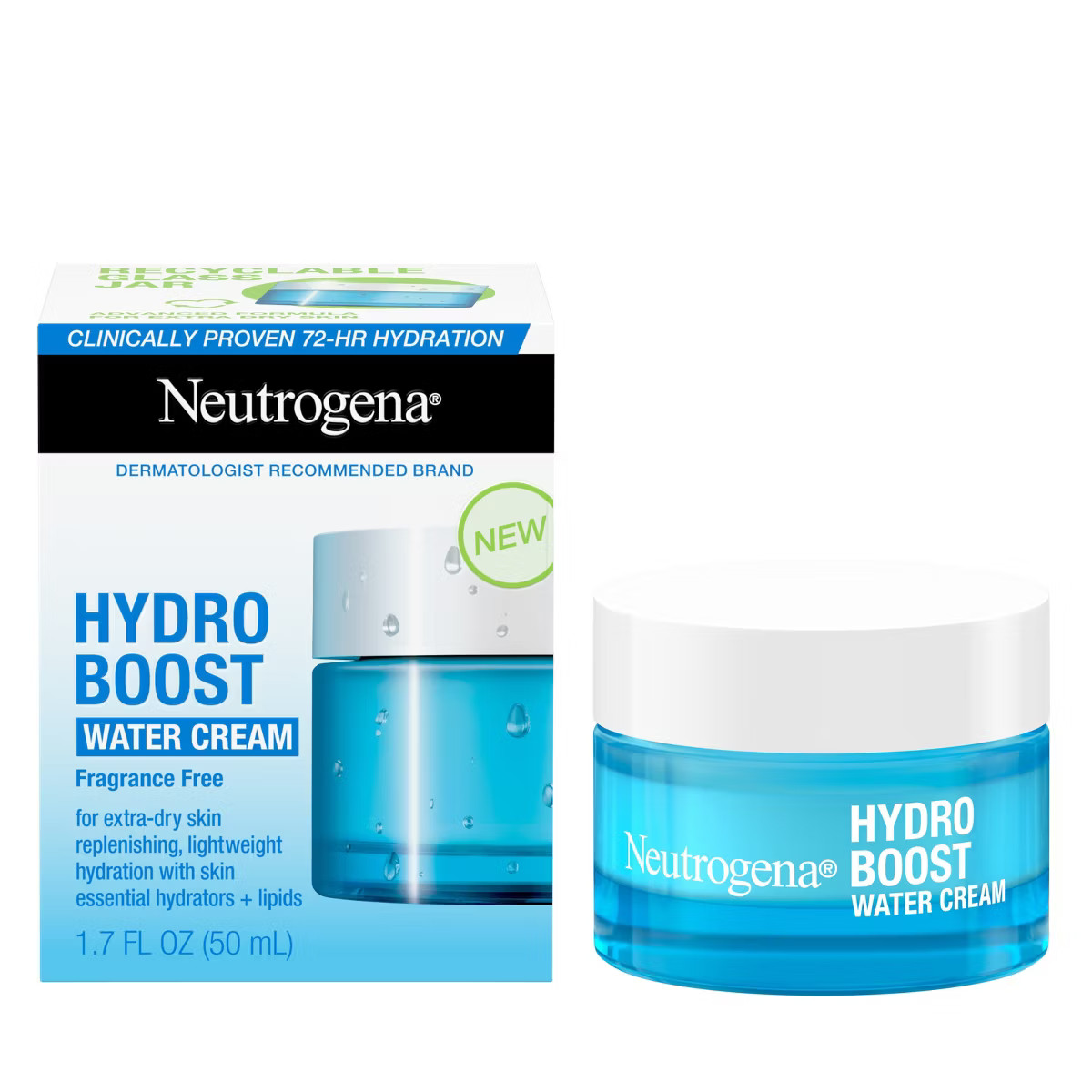 Neutrogena Hydroboost Cream with Hyaluronic Acid - Fragrance Free - 1.7 fl oz | Target