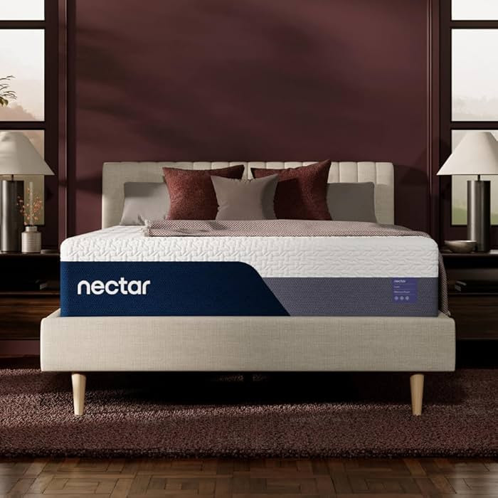 Nectar Luxe 14” King Mattress - Medium Firm - Contouring Memory Foam - Cooling Upgrade - 3” P... | Amazon (US)