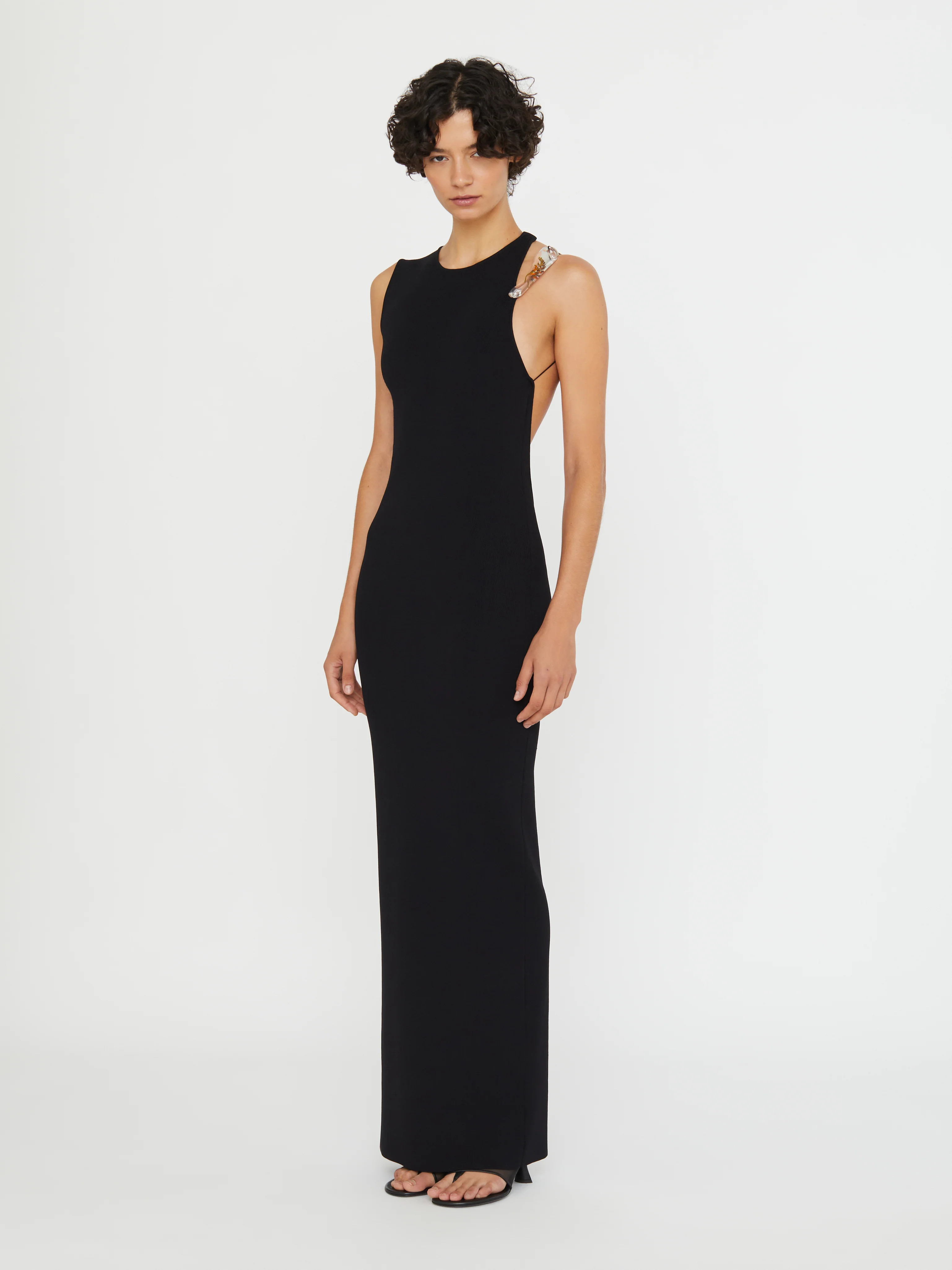 Christopher Esber | Encased Nature Resin Knit Column Dress | Christopher Esber (Global)