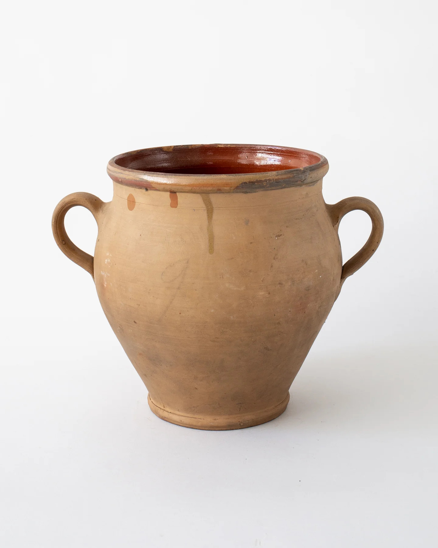 Vintage French Stoneware Vessel IV | The Vintage Rug Shop