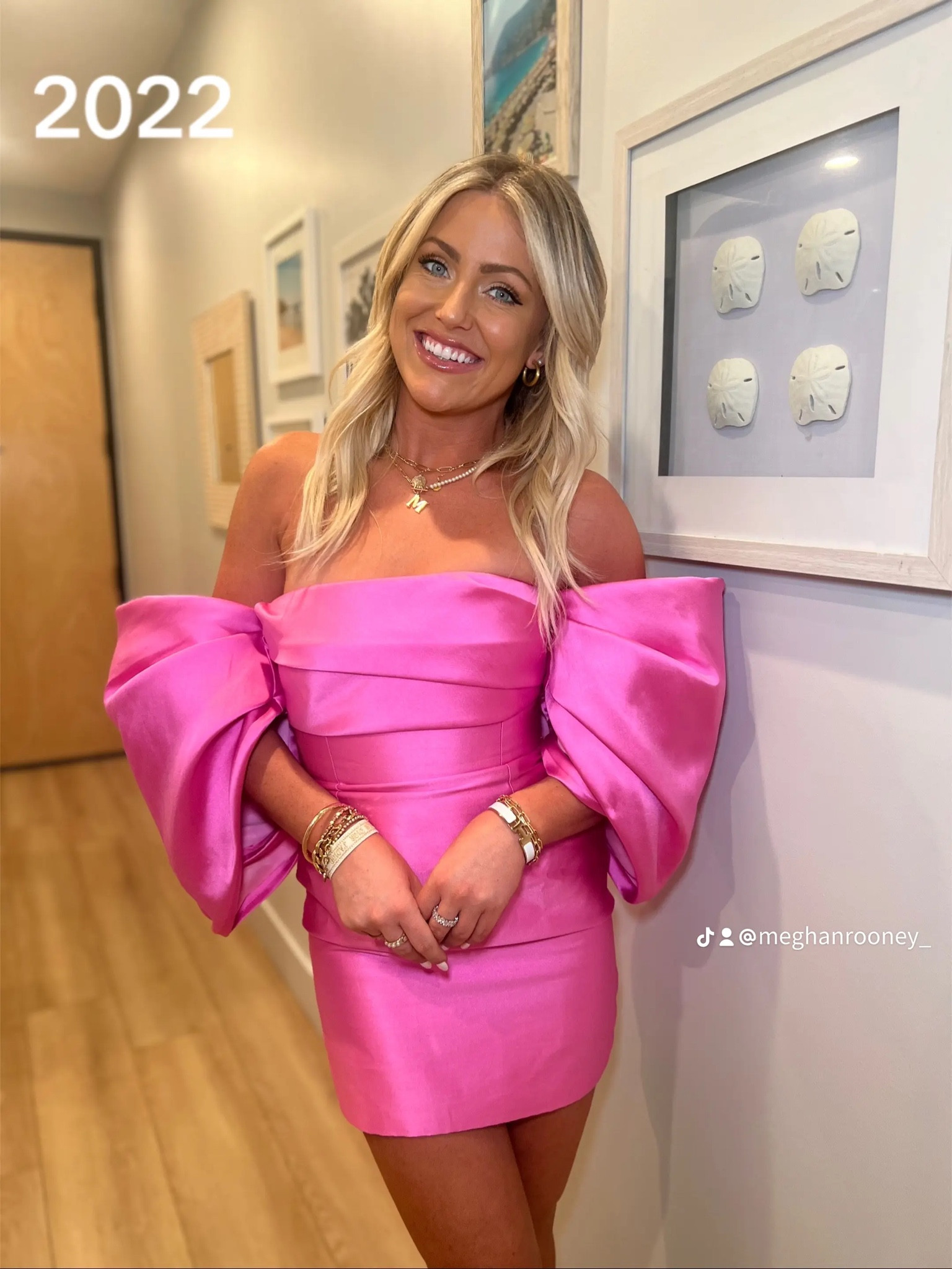 Hot pink off the shoulder chic now dress, perfect for a birthday or special occasion. 🎀

#LTKHoliday #LTKSeasonal