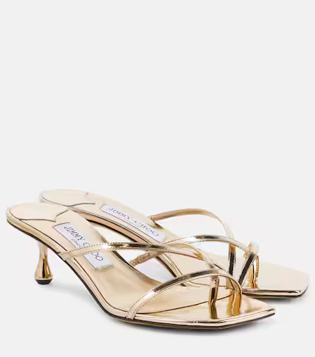 Etana metallic leather mules | Mytheresa (US/CA)
