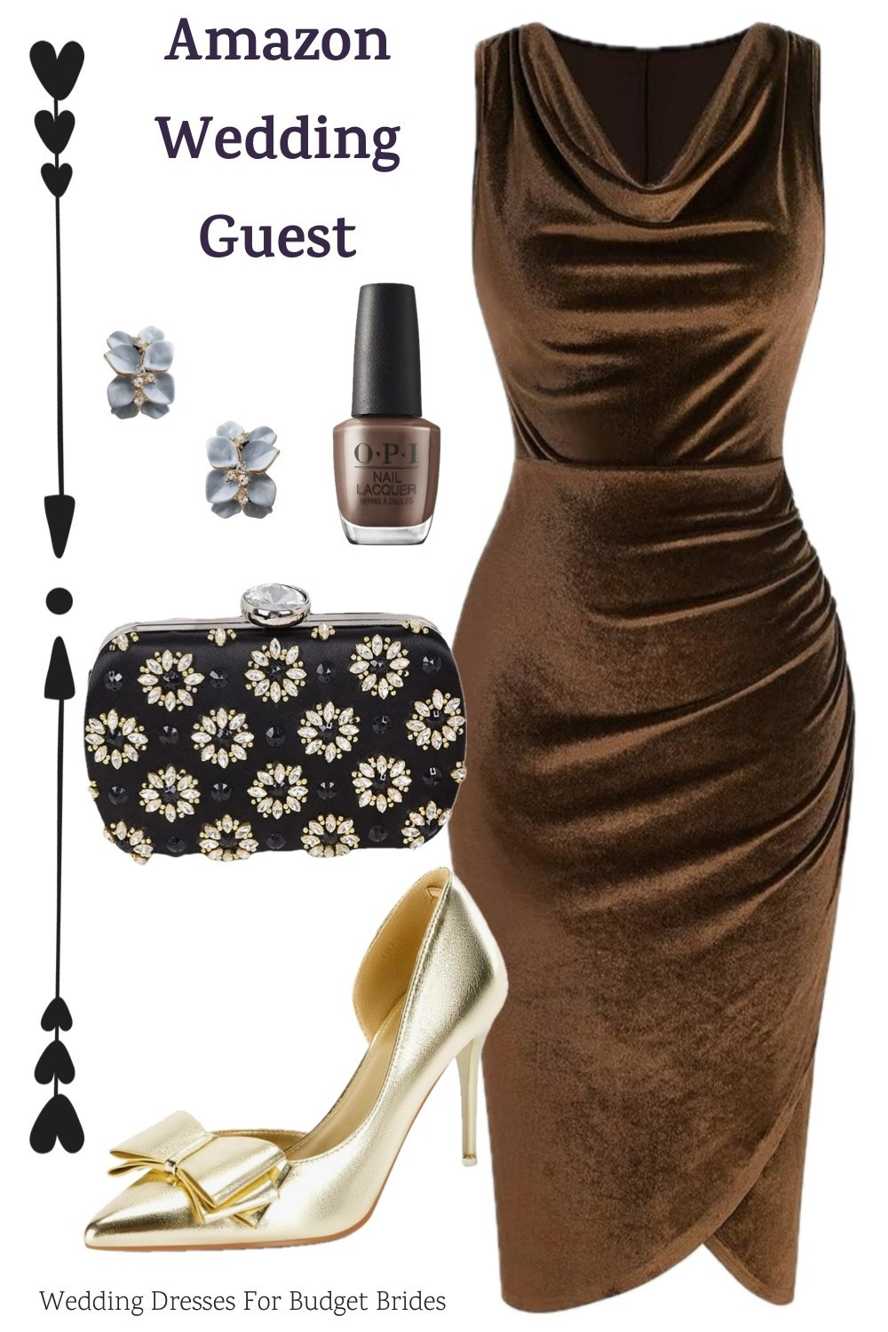 Brown wedding guest dress and accessories on Amazon and under $70 each.

Special occasion dresses, cocktail dresses, semi formal wedding guest dresses, party dresses, event dresses. 

#LTKWedding #LTKSeasonal
